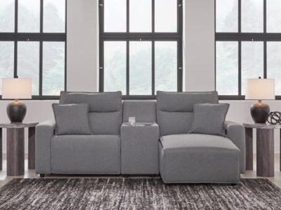 Modmax Power Reclining Sectional with Chaise - Discount Furniture World (Burlington,NC)