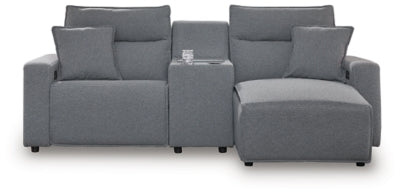 Modmax Power Reclining Sectional with Chaise - Discount Furniture World (Burlington,NC)