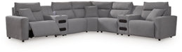 Modmax Power Reclining Sectional with Chaise - Discount Furniture World (Burlington,NC)