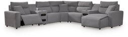 Modmax Power Reclining Sectional with Chaise - Discount Furniture World (Burlington,NC)