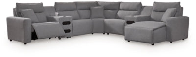 Modmax Power Reclining Sectional with Chaise - Discount Furniture World (Burlington,NC)