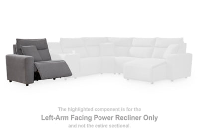 Modmax Power Reclining Sectional with Chaise - Discount Furniture World (Burlington,NC)