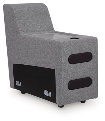 Modmax II Power Reclining Sectional with Audio Consoles - Discount Furniture World (Burlington,NC)