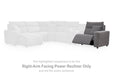 Modmax II Power Reclining Sectional with Audio Consoles - Discount Furniture World (Burlington,NC)