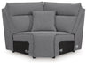 Modmax II Power Reclining Sectional with Audio Consoles - Discount Furniture World (Burlington,NC)
