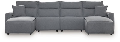 Modmax Power Reclining Sectional with Chaise - Discount Furniture World (Burlington,NC)