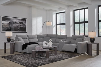 Modmax Power Reclining Sectional with Chaise - Discount Furniture World (Burlington,NC)