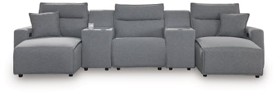 Modmax Power Reclining Sectional with Chaise - Discount Furniture World (Burlington,NC)