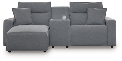 Modmax Power Reclining Sectional with Chaise - Discount Furniture World (Burlington,NC)