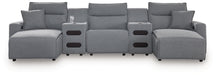 Modmax Power Reclining Sectional with Chaise - Discount Furniture World (Burlington,NC)