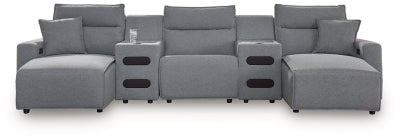 Modmax Power Reclining Sectional with Chaise - Discount Furniture World (Burlington,NC)