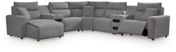 Modmax Power Reclining Sectional with Chaise - Discount Furniture World (Burlington,NC)