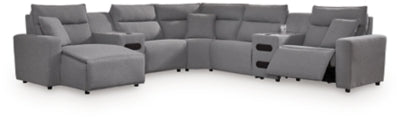 Modmax Power Reclining Sectional with Chaise - Discount Furniture World (Burlington,NC)