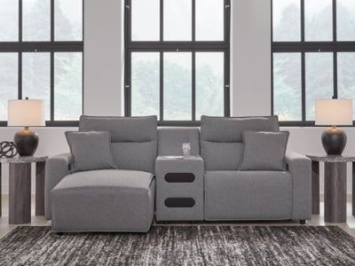 Modmax Power Reclining Sectional with Chaise - Discount Furniture World (Burlington,NC)