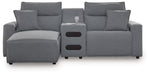 Modmax Power Reclining Sectional with Chaise - Discount Furniture World (Burlington,NC)