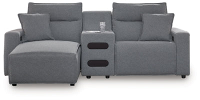 Modmax Power Reclining Sectional with Chaise - Discount Furniture World (Burlington,NC)