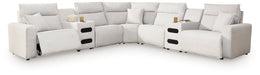 Modmax II Power Reclining Sectional with Audio Consoles - Discount Furniture World (Burlington,NC)