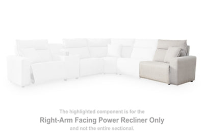 Modmax II Power Reclining Sectional with Audio Consoles - Discount Furniture World (Burlington,NC)