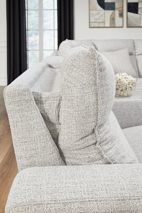 Modmax II Power Reclining Sectional with Audio Consoles - Discount Furniture World (Burlington,NC)