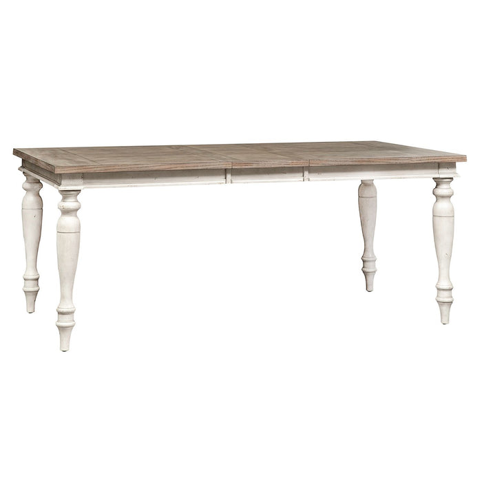 Whitney Rectangular Leg Table in Weathered Gray - Discount Furniture World (Burlington,NC)