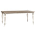 Whitney Rectangular Leg Table in Weathered Gray - Discount Furniture World (Burlington,NC)