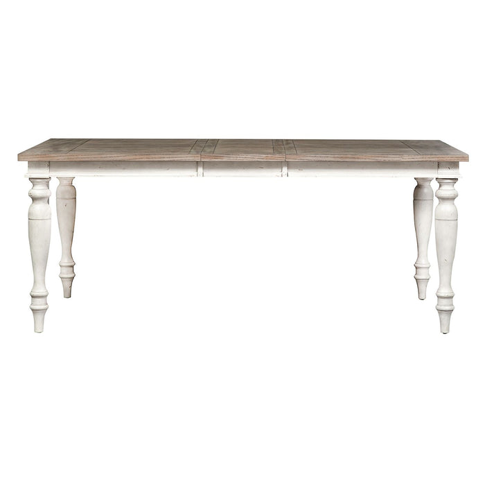 Whitney Rectangular Leg Table in Weathered Gray - Discount Furniture World (Burlington,NC)