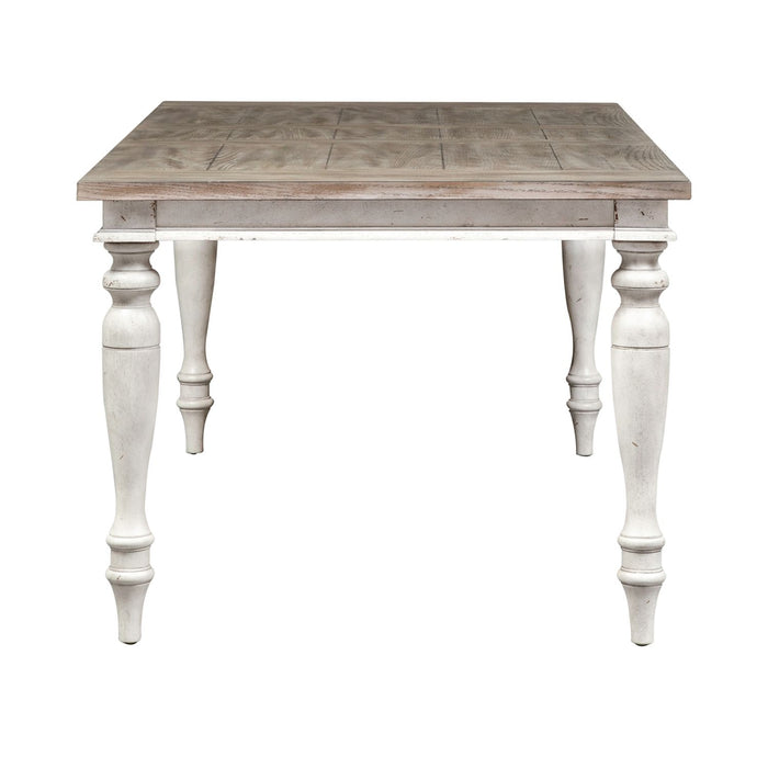 Whitney Rectangular Leg Table in Weathered Gray - Discount Furniture World (Burlington,NC)