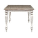 Whitney Rectangular Leg Table in Weathered Gray - Discount Furniture World (Burlington,NC)
