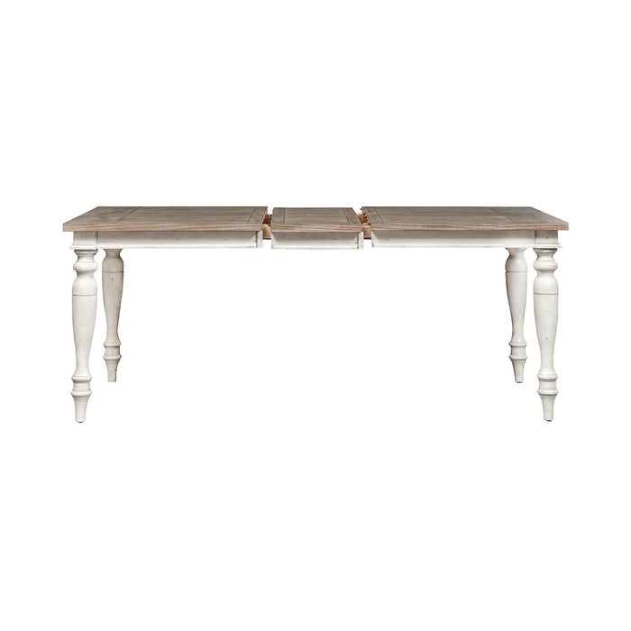 Whitney Rectangular Leg Table in Weathered Gray - Discount Furniture World (Burlington,NC)
