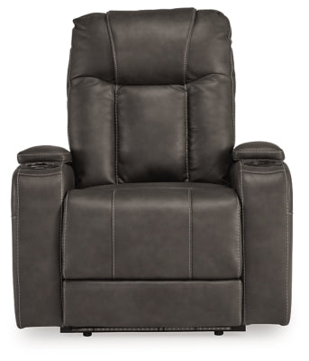 Feazada Power Recliner - Discount Furniture World (Burlington,NC)