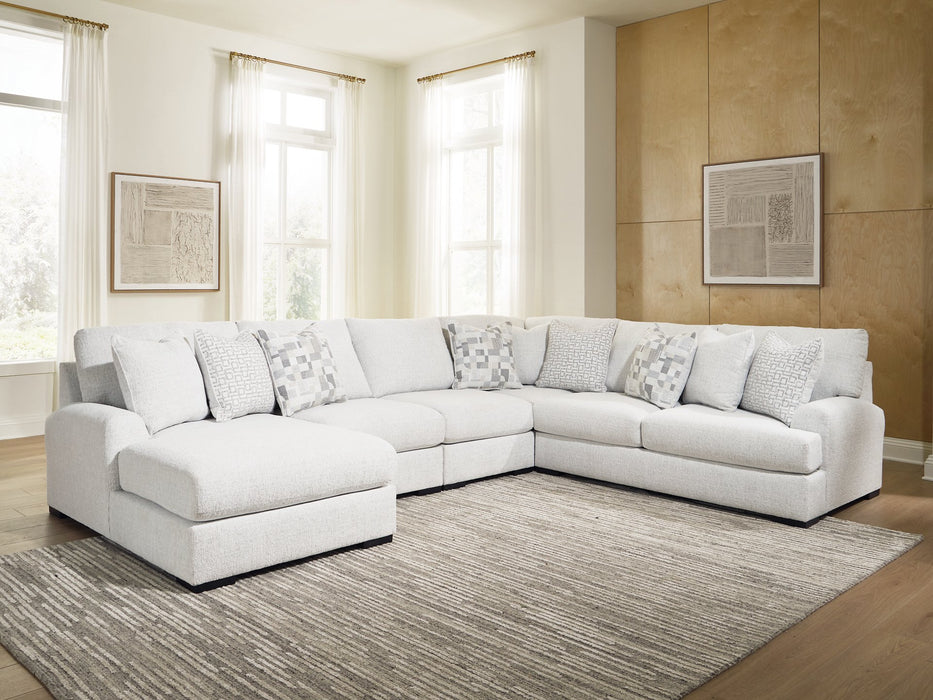 Misty-Lakes Sectional with Chaise - Discount Furniture World (Burlington,NC)