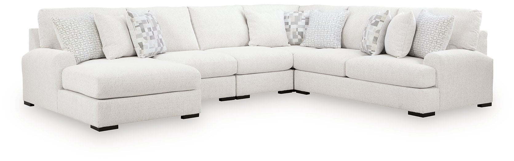 Misty-Lakes Sectional with Chaise - Discount Furniture World (Burlington,NC)
