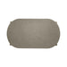 Affinity Oval Cocktail Table in Dusty Taupe with Concrete Top - Discount Furniture World (Burlington,NC)