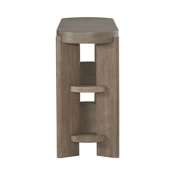 Affinity Sofa Table in Dusty Taupe with Concrete Top - Discount Furniture World (Burlington,NC)