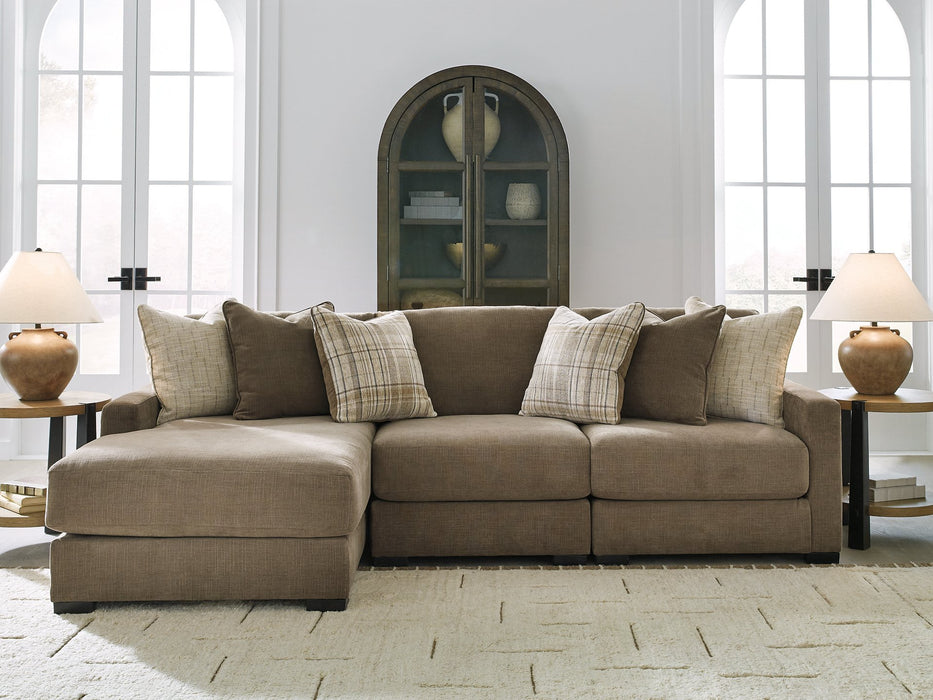 Camellia-Court Sectional with Chaise - Discount Furniture World (Burlington,NC)