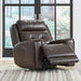 Carrington SG Recliner P3 & ZG in Dark Brown - Discount Furniture World (Burlington,NC)