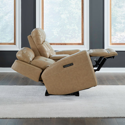 Carrington Loveseat w/Console P3 & ZG - York Sand - Discount Furniture World (Burlington,NC)