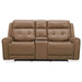 Carrington Loveseat w/Console P3 & ZG - York Sand - Discount Furniture World (Burlington,NC)