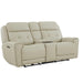 Carrington Loveseat w/Console P3 & ZG in Baja Stone - Discount Furniture World (Burlington,NC)