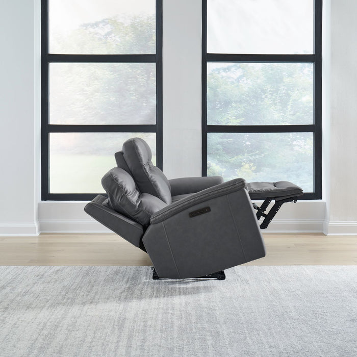 Cooper Sofa P3 & ZG in Blue Gray - Discount Furniture World (Burlington,NC)