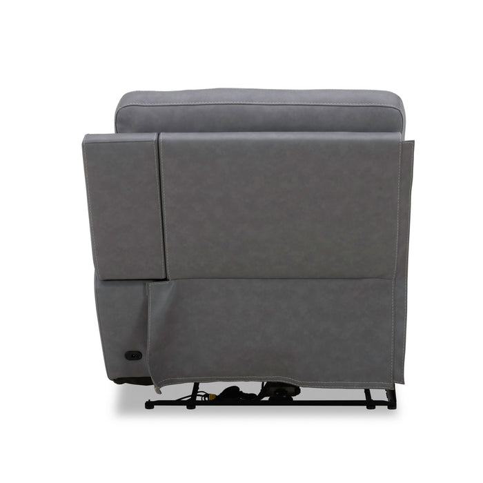 Cooper R Arm Recliner P3 & ZG - Blue Gray image