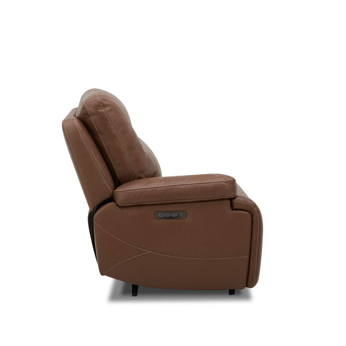 Cameron L Arm Recliner P3 & ZG - Saddle - Discount Furniture World (Burlington,NC)