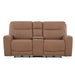 Bennett Loveseat with Console P2 & ZG in Butternut - Discount Furniture World (Burlington,NC)