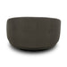 Haley Uph Swivel Cuddler Chair - Charcoal - Discount Furniture World (Burlington,NC)