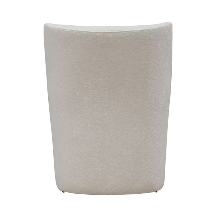 Accent Dining Accent Dining Chair w/ Casters - Ivory - Discount Furniture World (Burlington,NC)