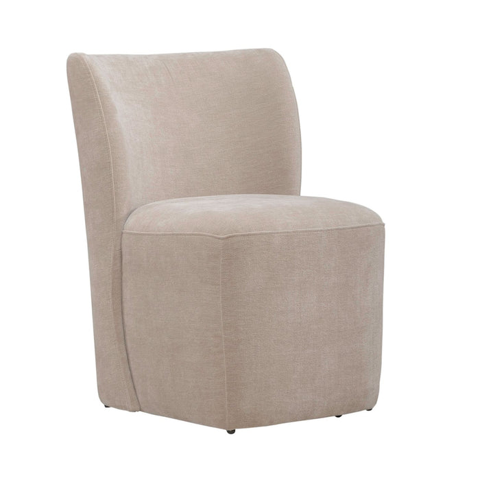 Accent Dining Accent Dining Chair w/ Casters - Wicker