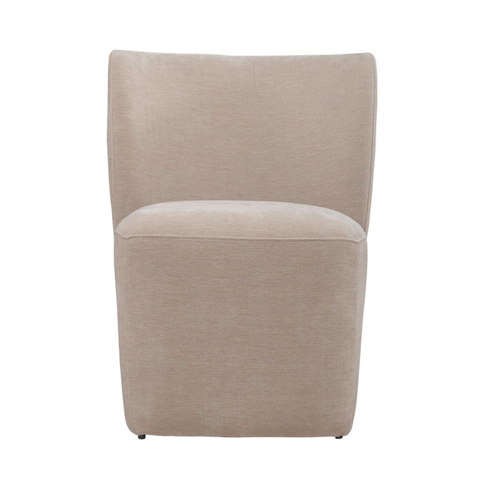Accent Dining Accent Dining Chair w/ Casters - Wicker