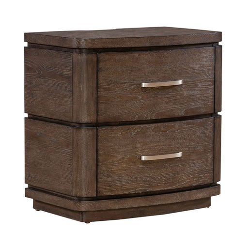 Cascade Falls Nightstand w/ Charging Station - Discount Furniture World (Burlington,NC)