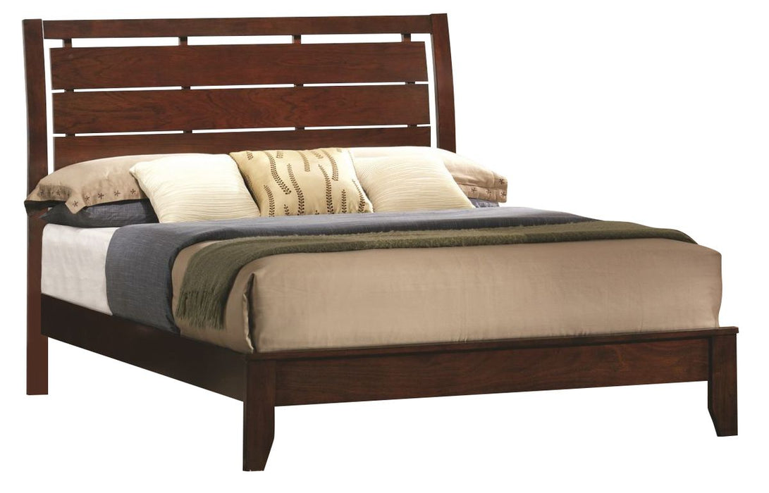 Crown Mark Furniture Evan Twin Bed in Warm Brown image