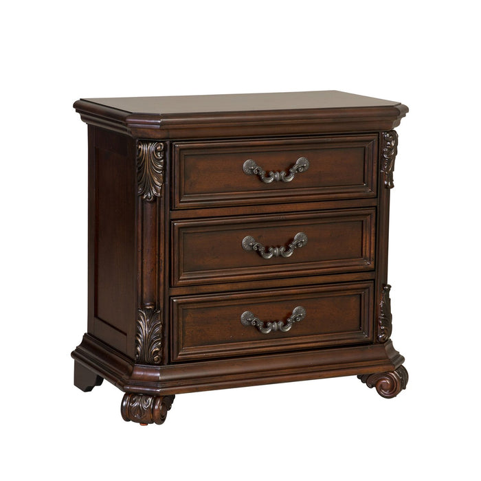 Messina Estates 3 Drawer Night Stand - Discount Furniture World (Burlington,NC)